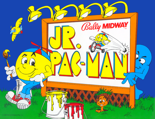 Jr. Pac-Man (speedup hack) Arcade Game Cover